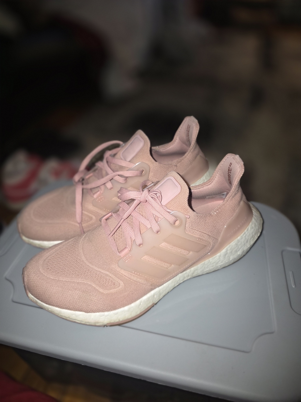 adidas Blush Pink Knit Trainer